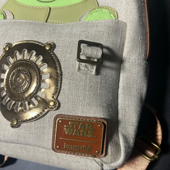 Star Wars Baby Yoda Grogu The Mandalorian Loungefly Mini Backpack Disney - Picture 9 of 11